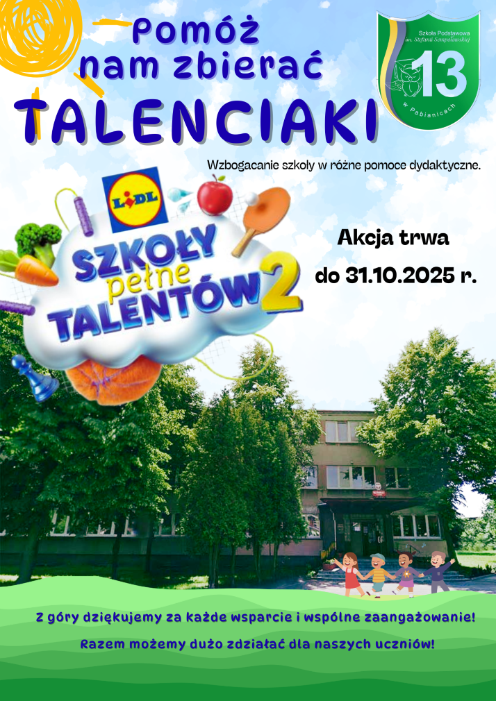 Logo akcji "Talenciaki"