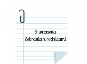 ZAPROSZENIE NA ZEBRANIA